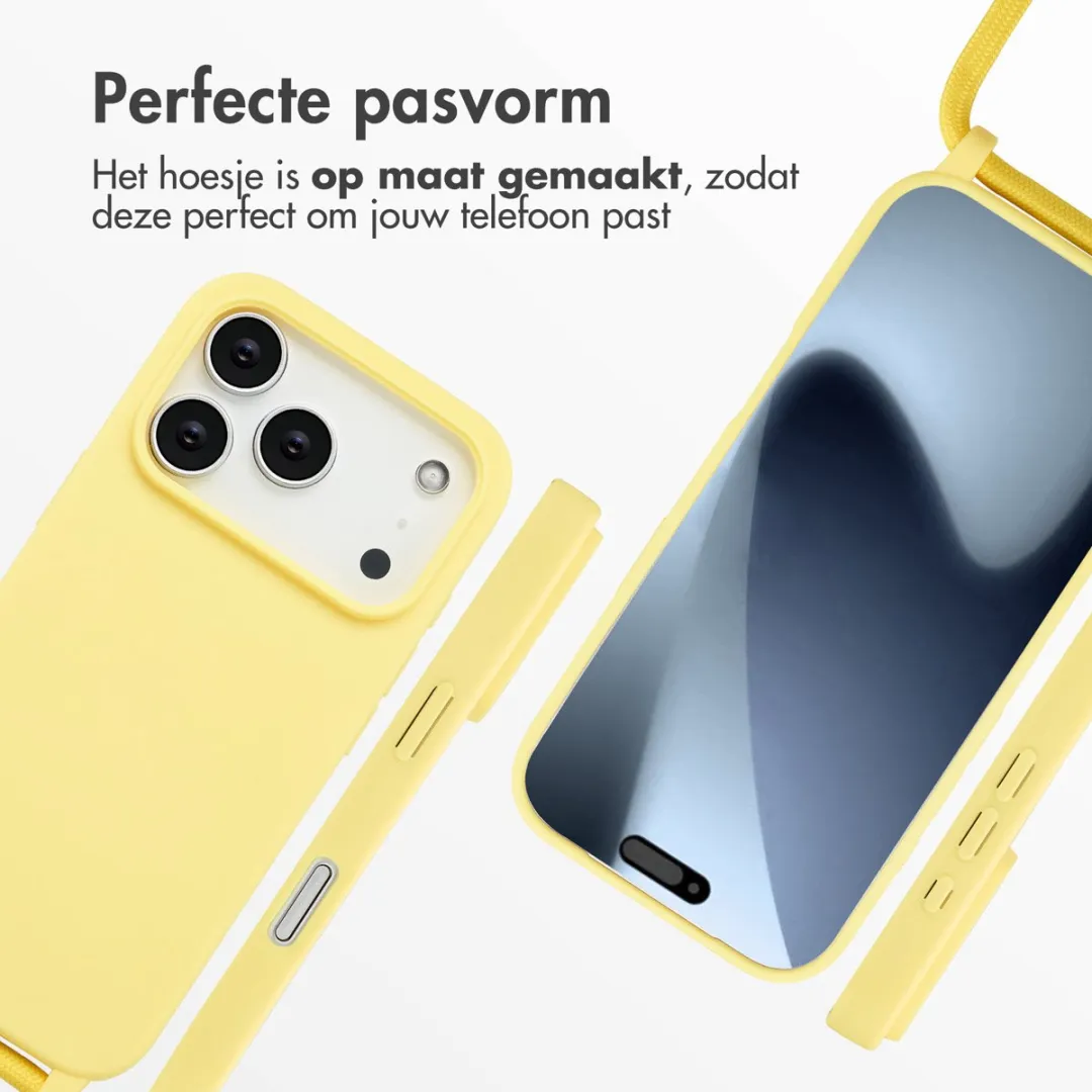Imoshion iPhone 17 Pro Siliconen Hoesje - Geel