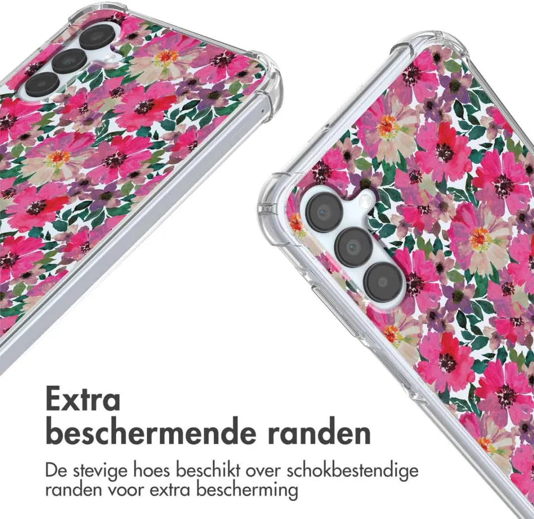 Imoshion Hoesje Samsung Galaxy A15 Flower Water - Koord