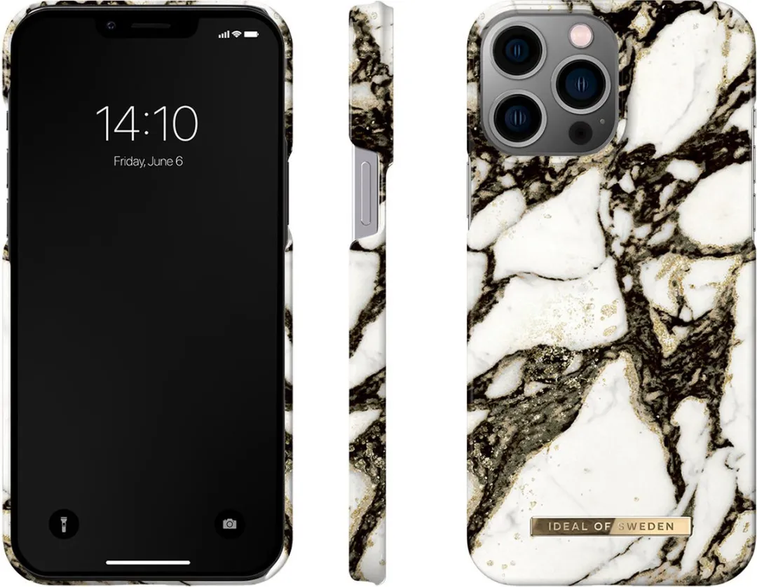 iDeal of Sweden iPhone 13 Pro Max Backcover - Calacatta Golden Marble - afbeelding 4 van 6