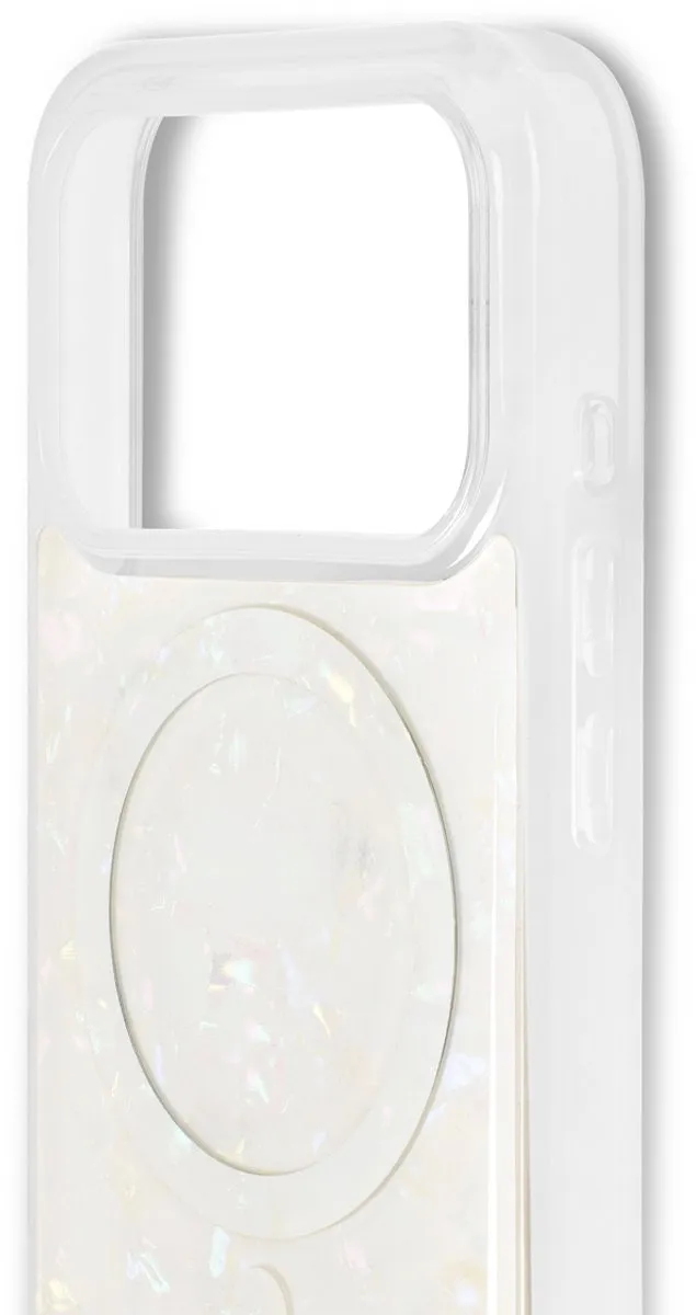 iDeal of Sweden Pearlised Hoesje iPhone 17 Pro - IDPLCMS-I2561P-10 - Wit