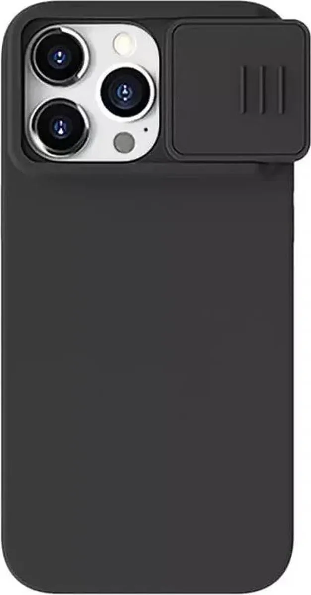 Nillkin CamShield Hoesje iPhone 15 Pro Max - Zwart