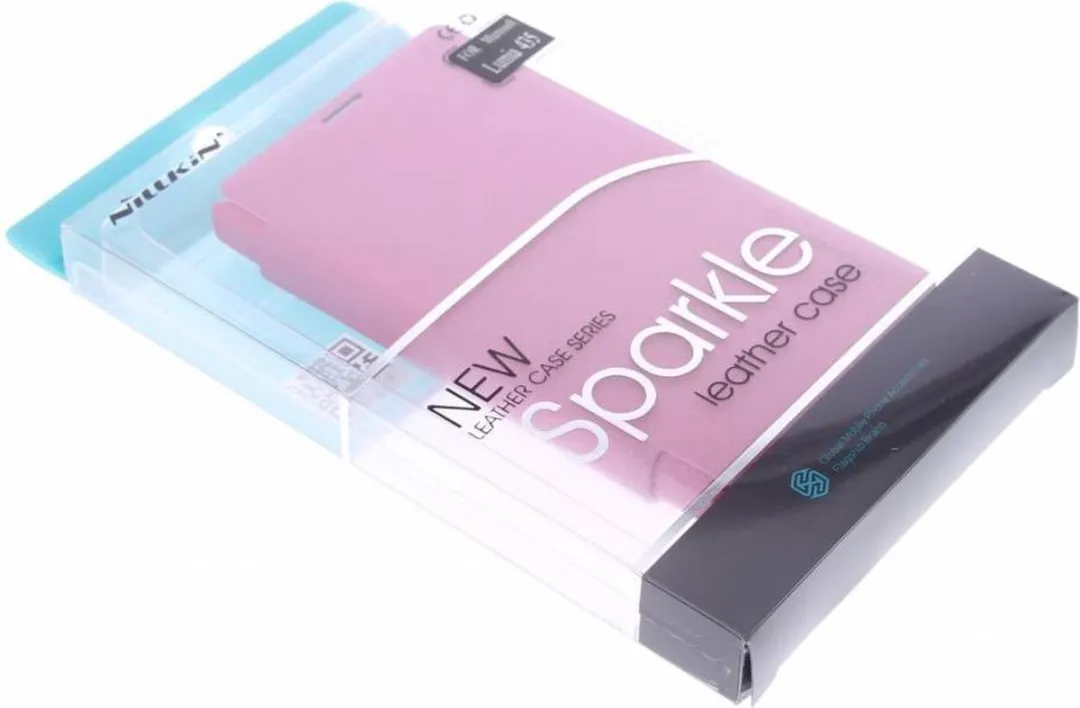 Nillkin Sparkle Slim Booktype Hoes Microsoft Lumia 435 - M43522743405 - Roze - afbeelding 6 van 6