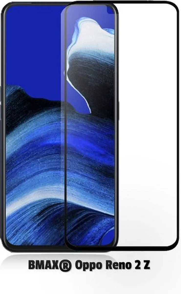 BMAX OPPO Reno 2Z Full Cover Glasbeschermer - 2 Stuks