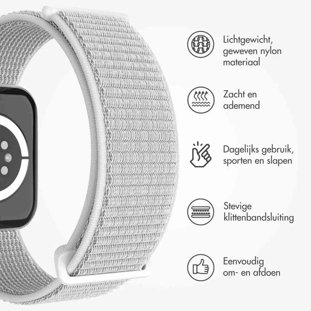 Imoshion Nylon Bandje Apple Watch 42mm - Grijs