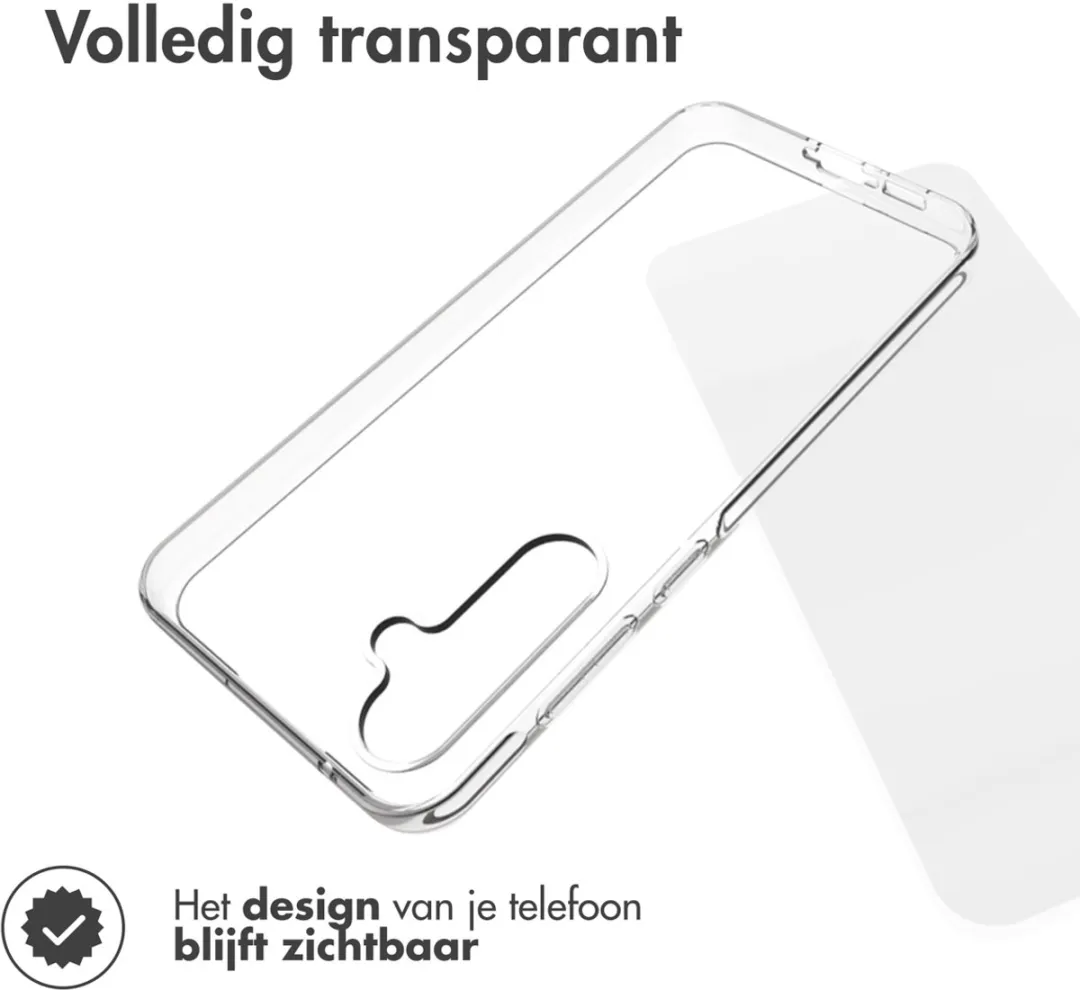 Accezz Hoesje Samsung Galaxy A55 - Transparant