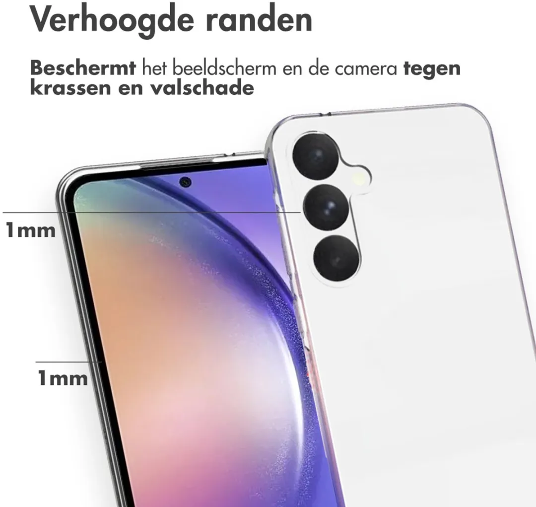 Accezz Hoesje Samsung Galaxy A55 - Transparant