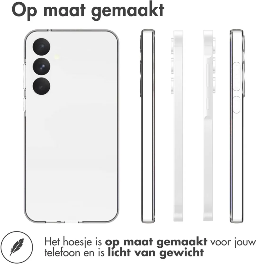 Accezz Hoesje Samsung Galaxy A55 - Transparant