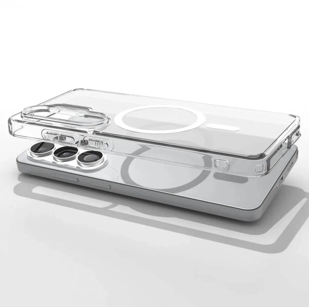 Spigen Ultra Hybrid MagFit ACS10679 Hoesje - Samsung Galaxy S26 Ultra - Transparant - afbeelding 6 van 6