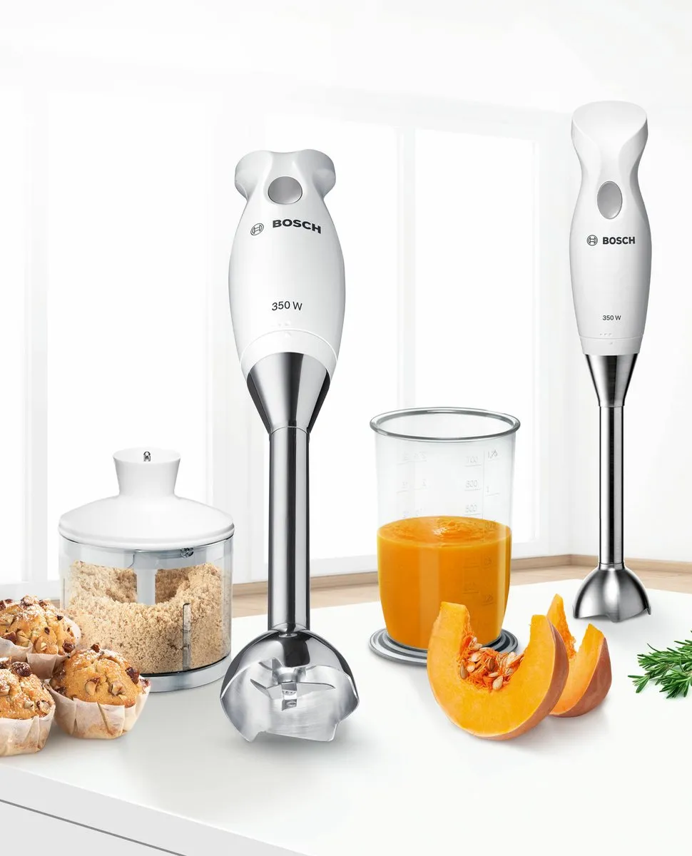 Bosch MSM6B500 Blender 350W - Zilver/Wit - afbeelding 3 van 5