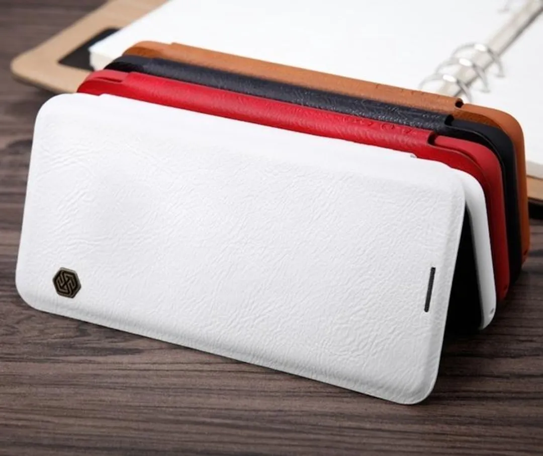 Nillkin Qin Leather Book Case Samsung Galaxy S8+ - Wit - afbeelding 6 van 6