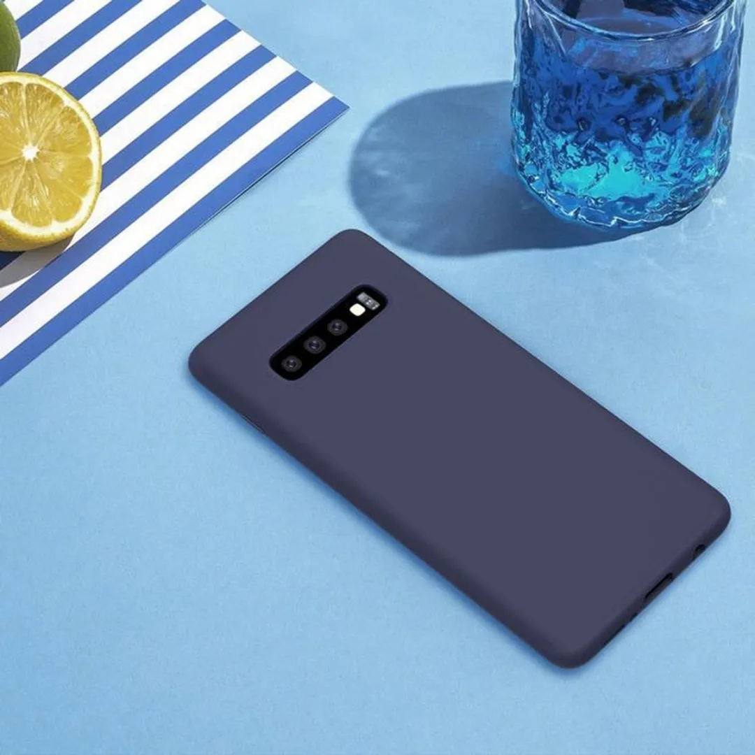 Nillkin Flex Silicone Hoes Samsung Galaxy S10+ - Blauw - afbeelding 4 van 5