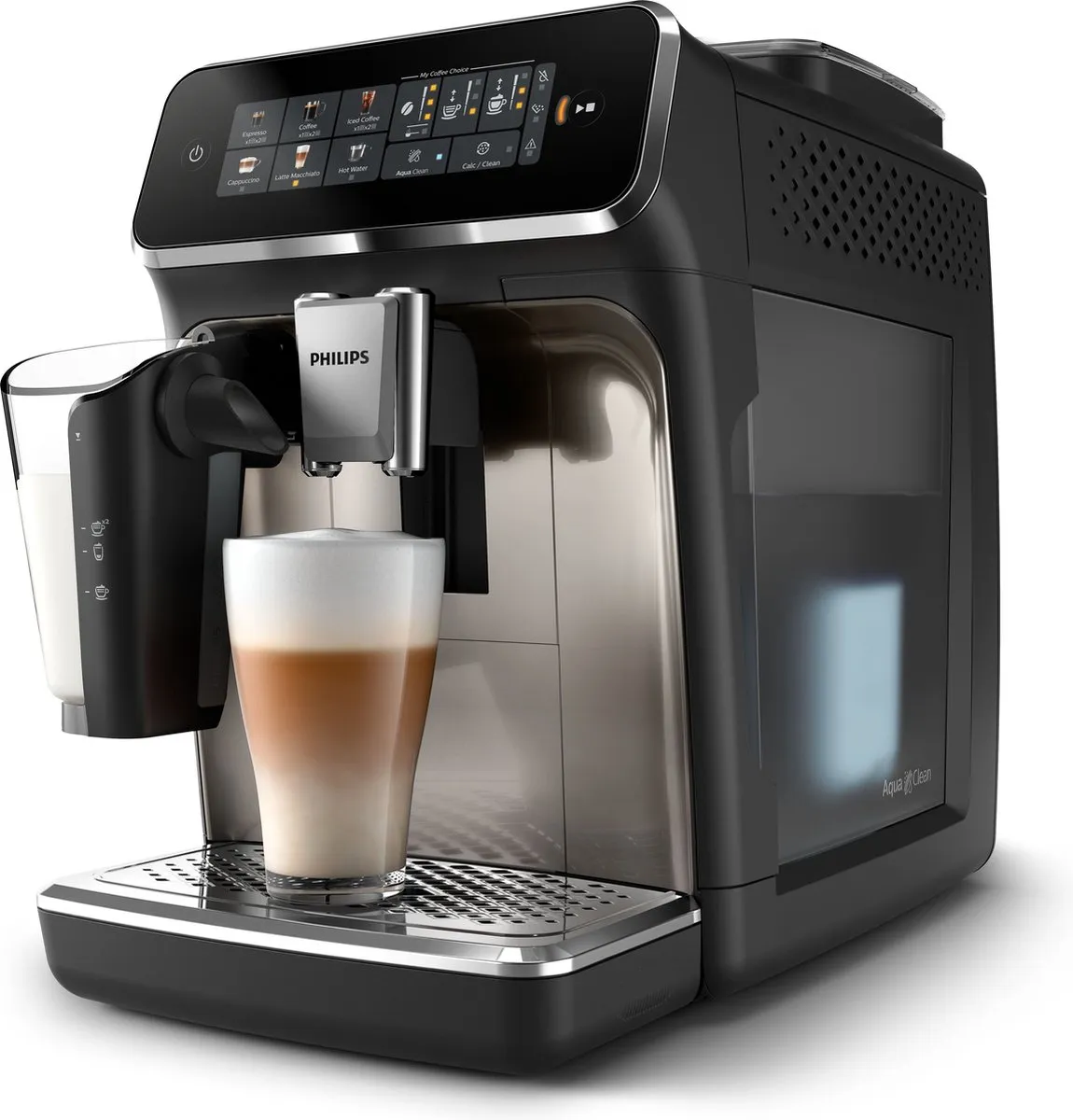 Philips 3300 Series EP3347/90 Espressomachine - 5 Koffievarianten - Zwart/Chroom - afbeelding 6 van 6