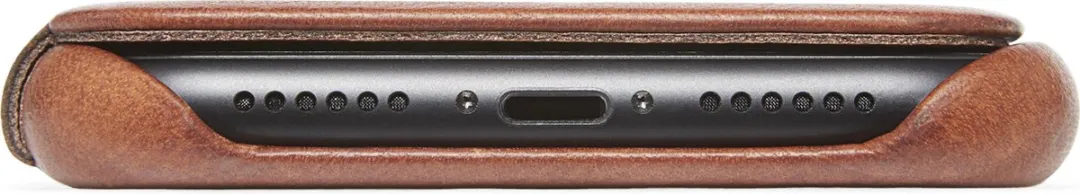 Decoded D8IPO61SW3CBN Slim Wallet Case iPhone XR - Kaneelbruin