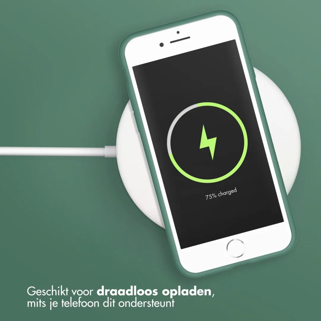 Accezz Hoesje iPhone SE/8/7 - Donkergroen