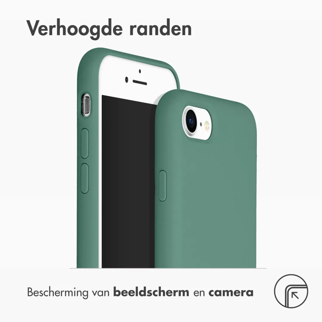 Accezz Hoesje iPhone SE/8/7 - Donkergroen