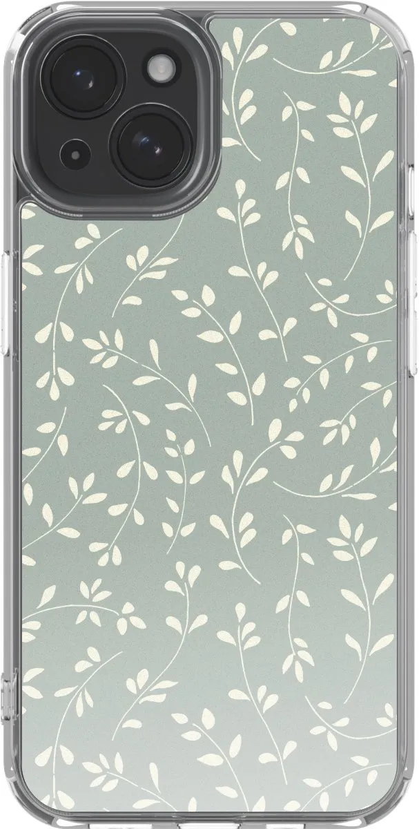Imoshion Hoesje iPhone 15 Smoke Green Flowers