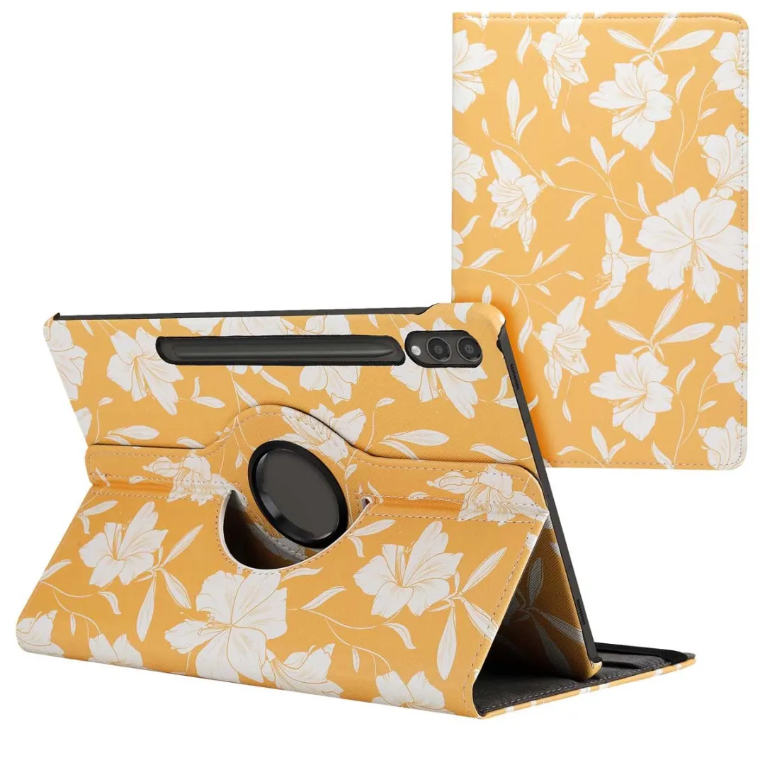 Imoshion SH00066973 Tablethoes - Samsung Tab S10/S9 12.4" - Flowers
