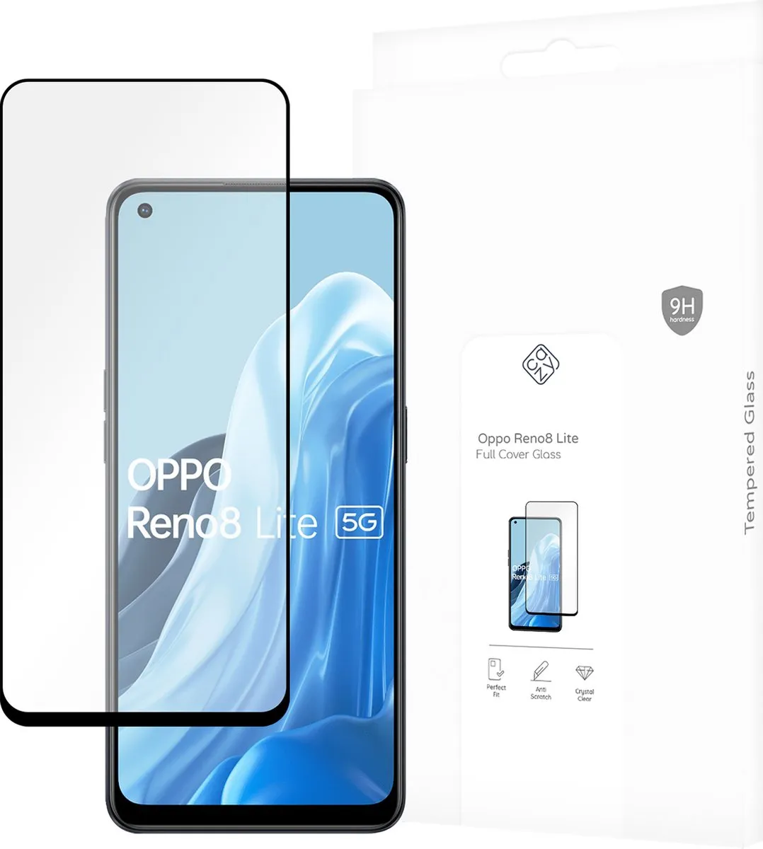 Just in Case Cazy Screenprotector OPPO Reno8 Lite