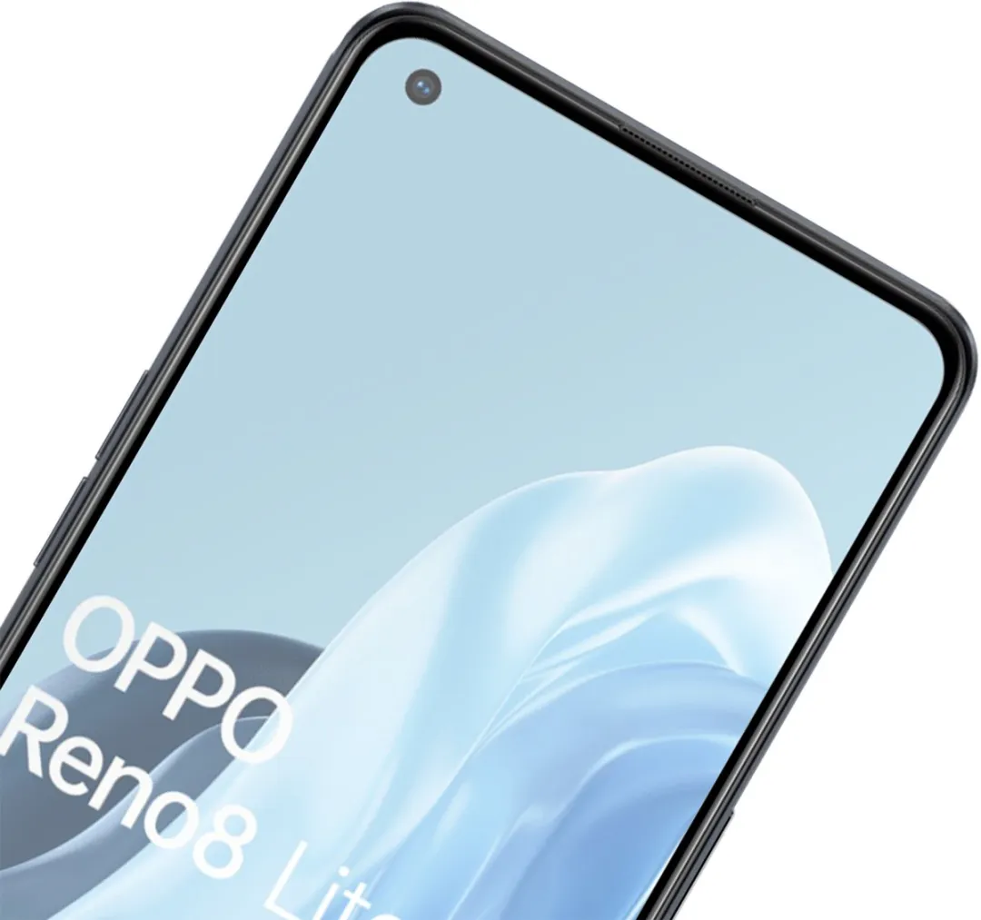 Just in Case Cazy Screenprotector OPPO Reno8 Lite - Full Cover Glas