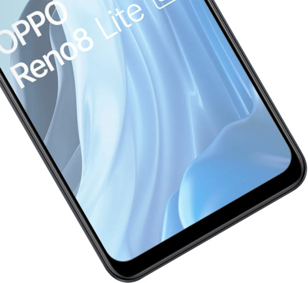 Just in Case Cazy Screenprotector OPPO Reno8 Lite - Full Cover Glas