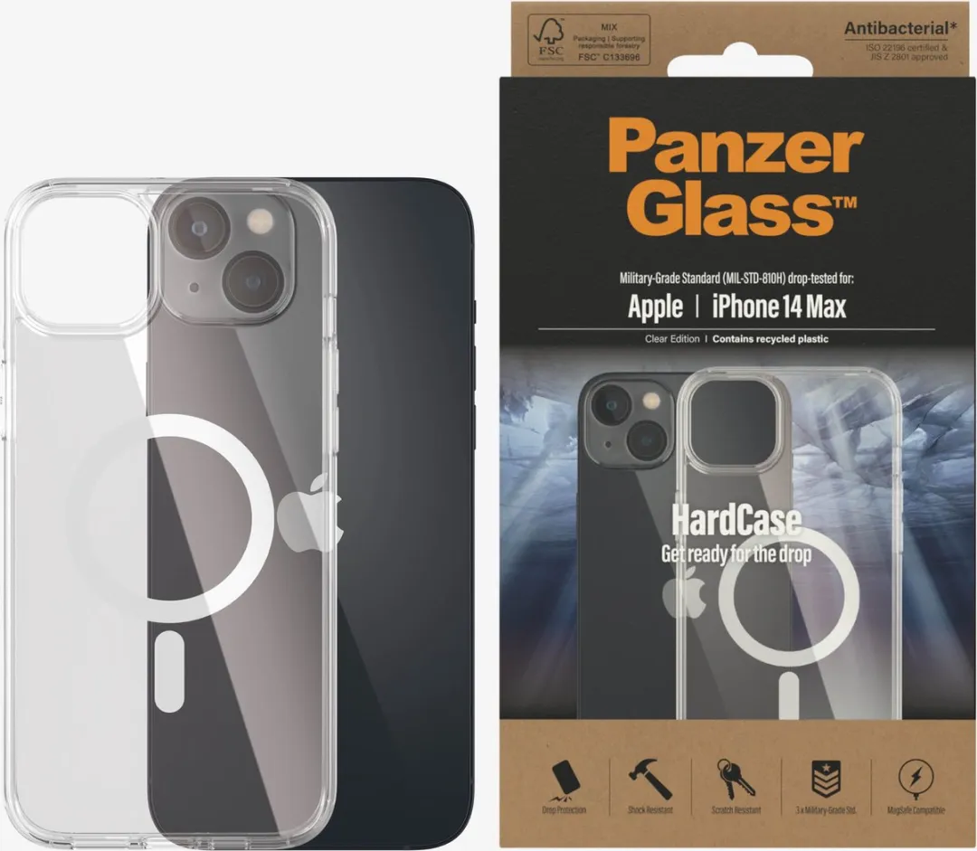 PanzerGlass iPhone 14 Plus MagSafe HardCase - Transparant