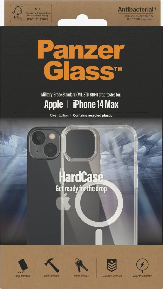 PanzerGlass iPhone 14 Plus MagSafe HardCase - Transparant