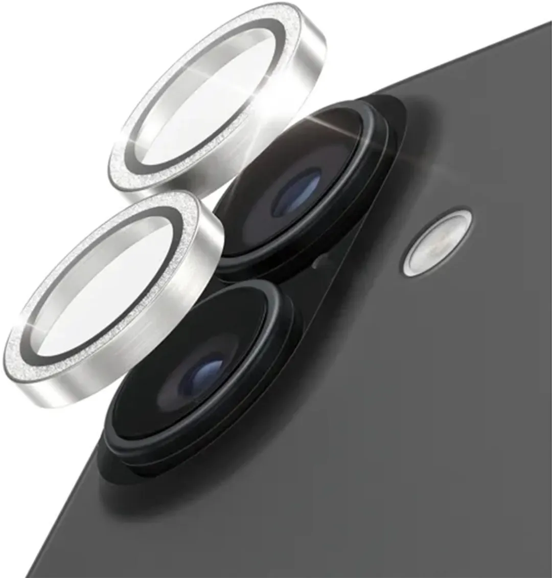 PanzerGlass PG32465 Camera Protector iPhone 17 - Glitter Zilver