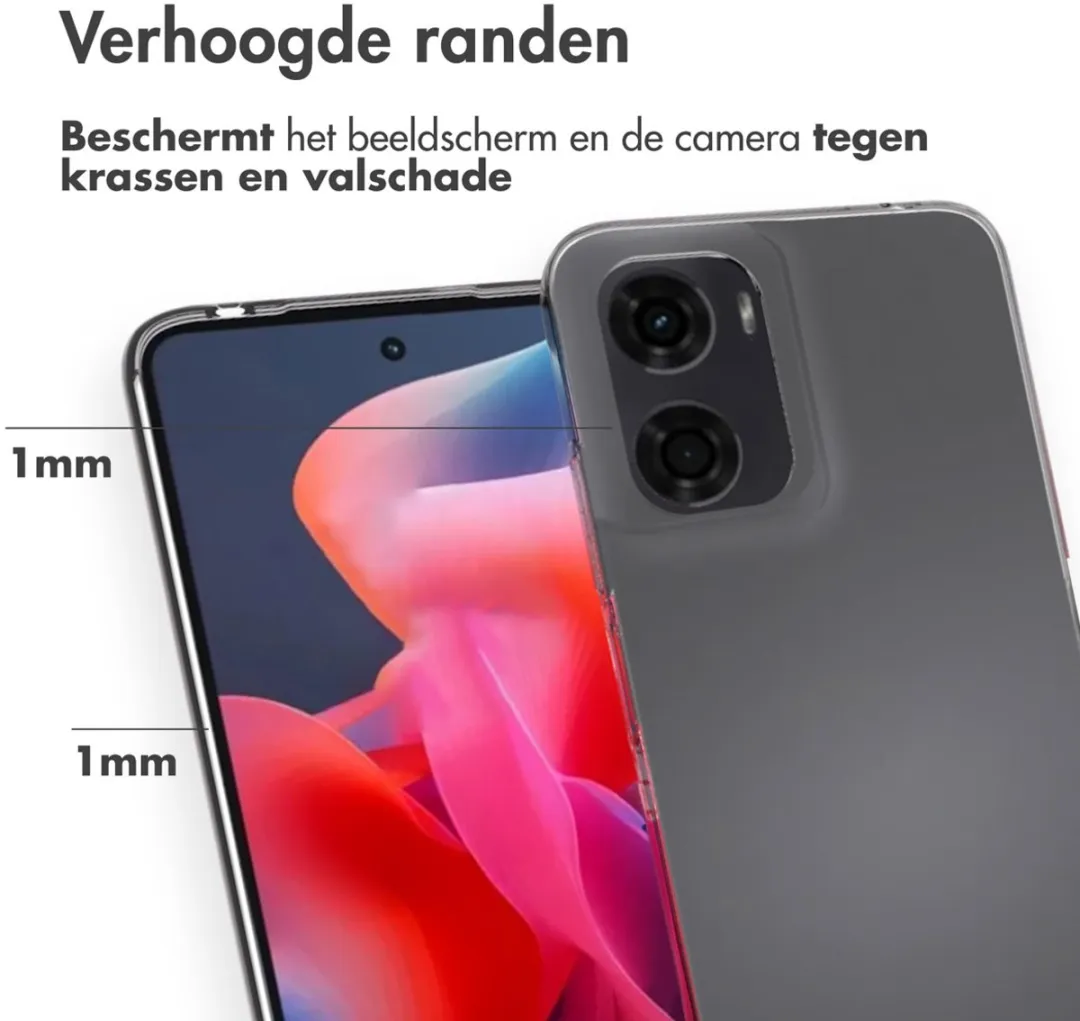 Accezz Hoesje Motorola Moto G05/E15 - Transparant