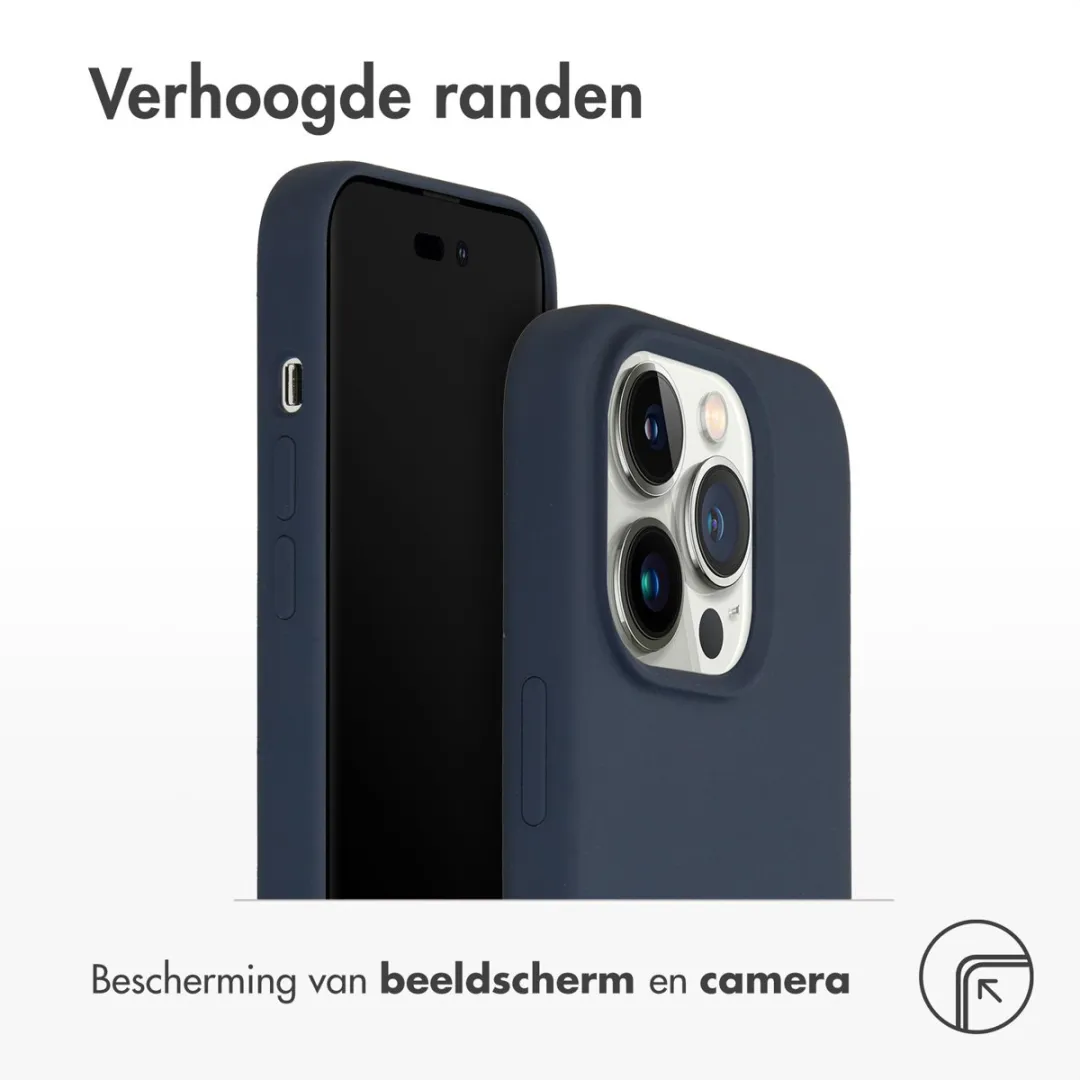 Accezz Hoesje iPhone 14 Pro MagSafe - Donkerblauw