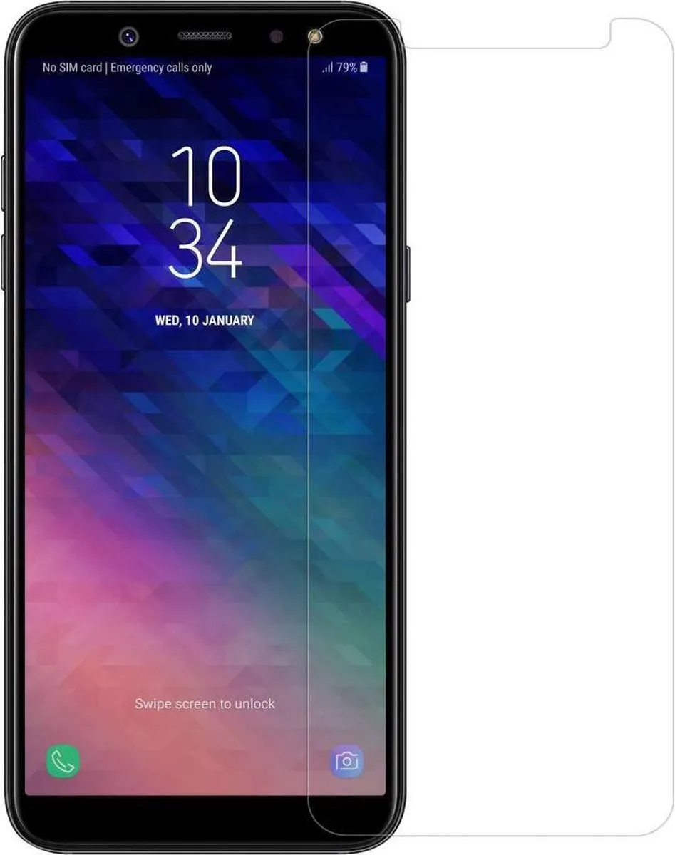 Nillkin Tempered Glass Screenprotector Samsung Galaxy A6 (2018) - 9H Nano - afbeelding 2 van 6