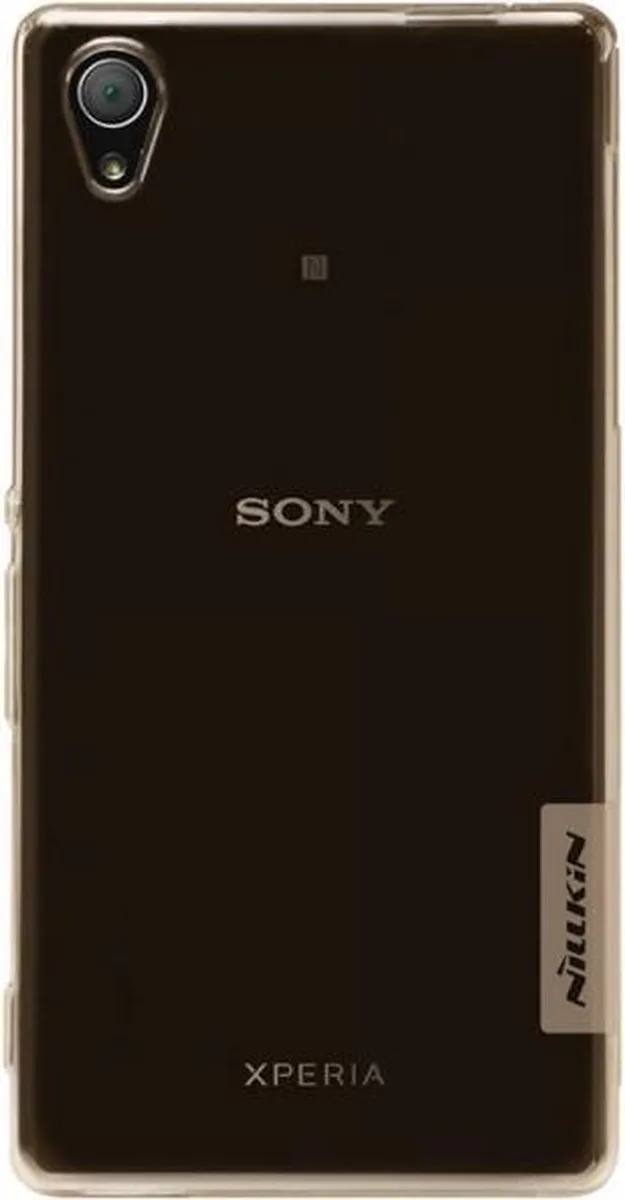 Nillkin Nature TPU Hoes Sony Xperia M4 Aqua - Transparant Oranje - afbeelding 2 van 4