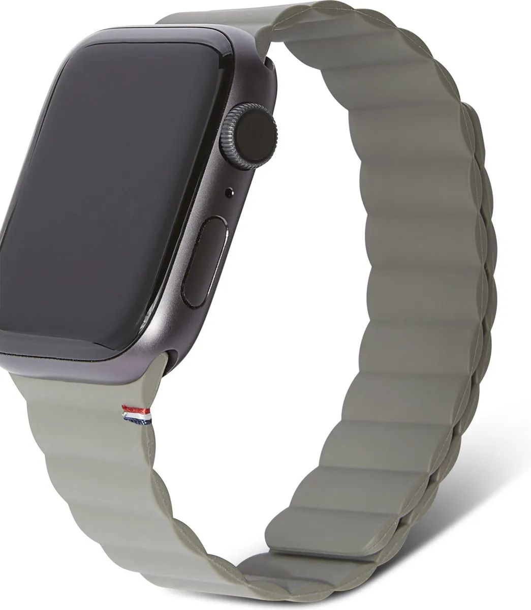 Decoded Siliconen Bandje Apple Watch 38/40/41mm - Olive