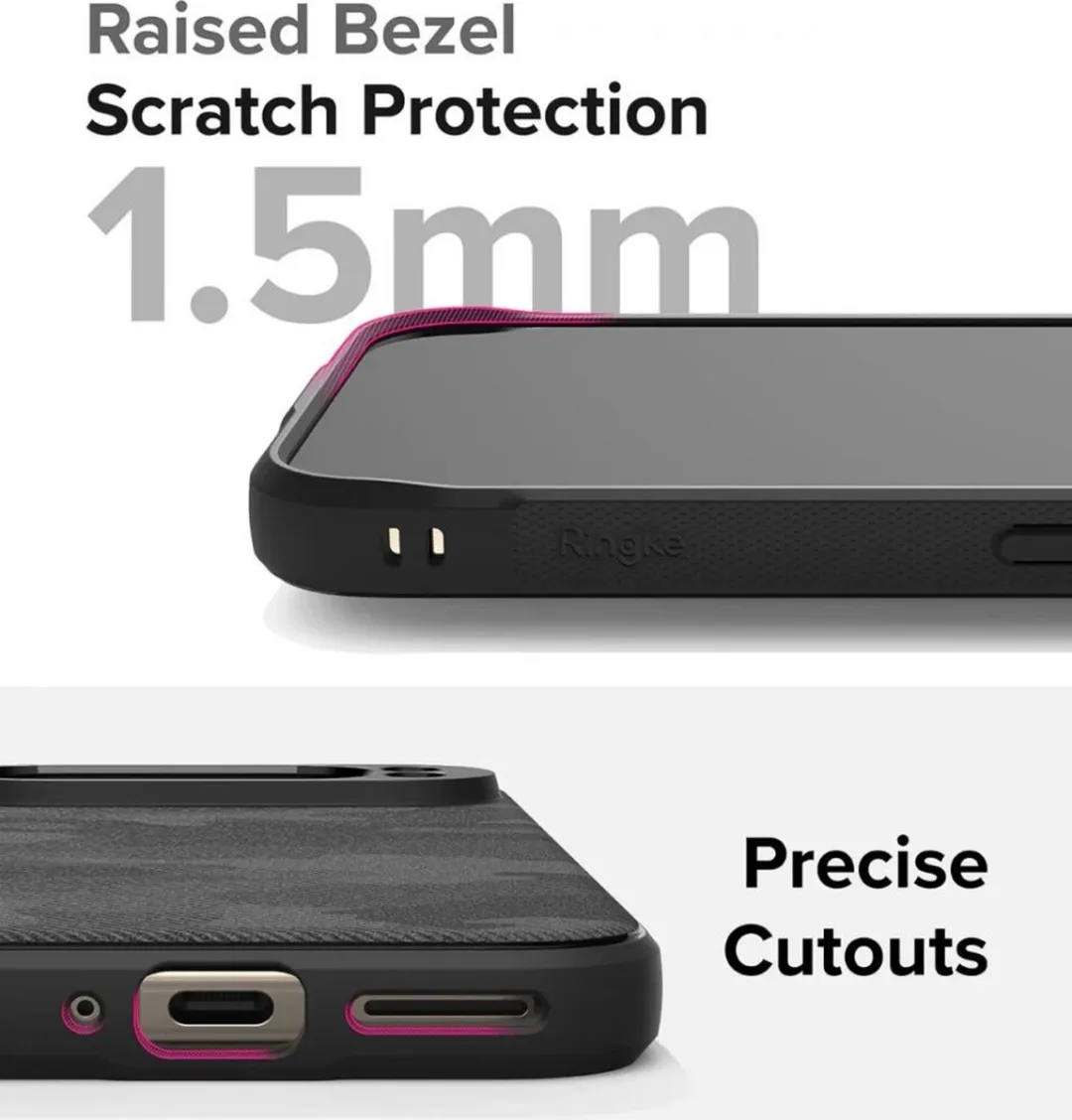 Ringke Onyx Hoesje Google Pixel 9 Pro XL - Camo Zwart