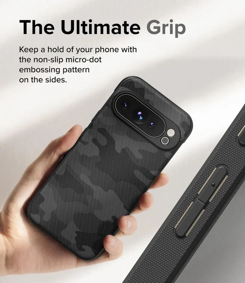 Ringke Onyx Hoesje Google Pixel 9 Pro XL - Camo Zwart