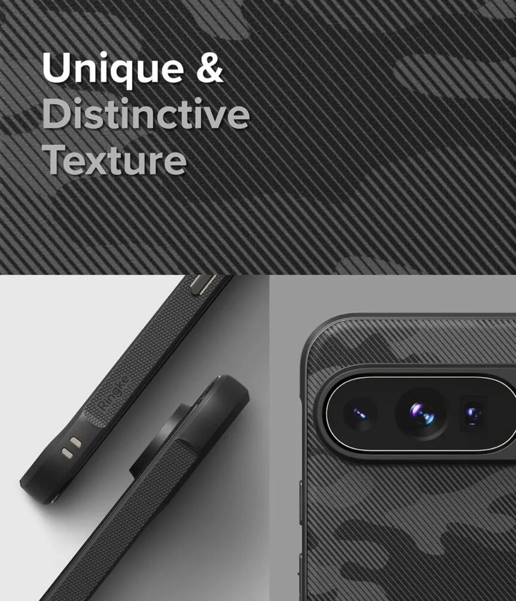 Ringke Onyx Hoesje Google Pixel 9 Pro XL - Camo Zwart - afbeelding 6 van 6