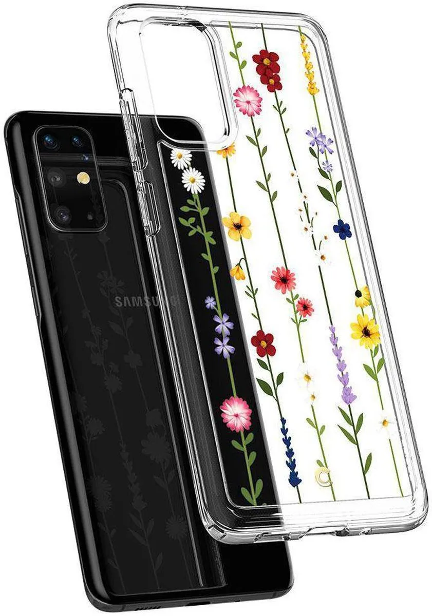 Spigen Ciel Flower Garden Hoesje ACS00763 - Samsung Galaxy S20 Plus - Transparant - afbeelding 2 van 6