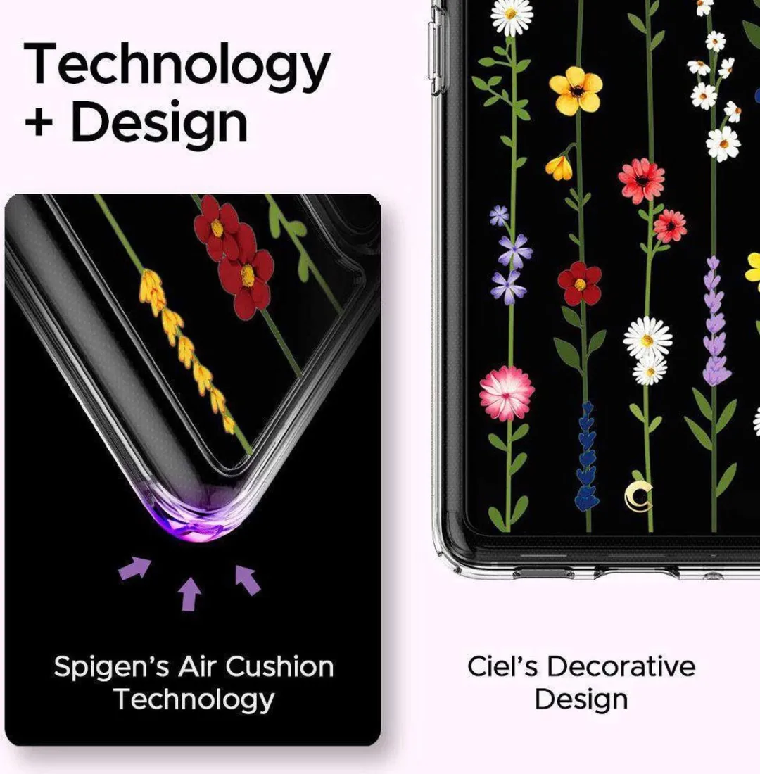Spigen Ciel Flower Garden Hoesje ACS00763 - Samsung Galaxy S20 Plus - Transparant - afbeelding 3 van 6