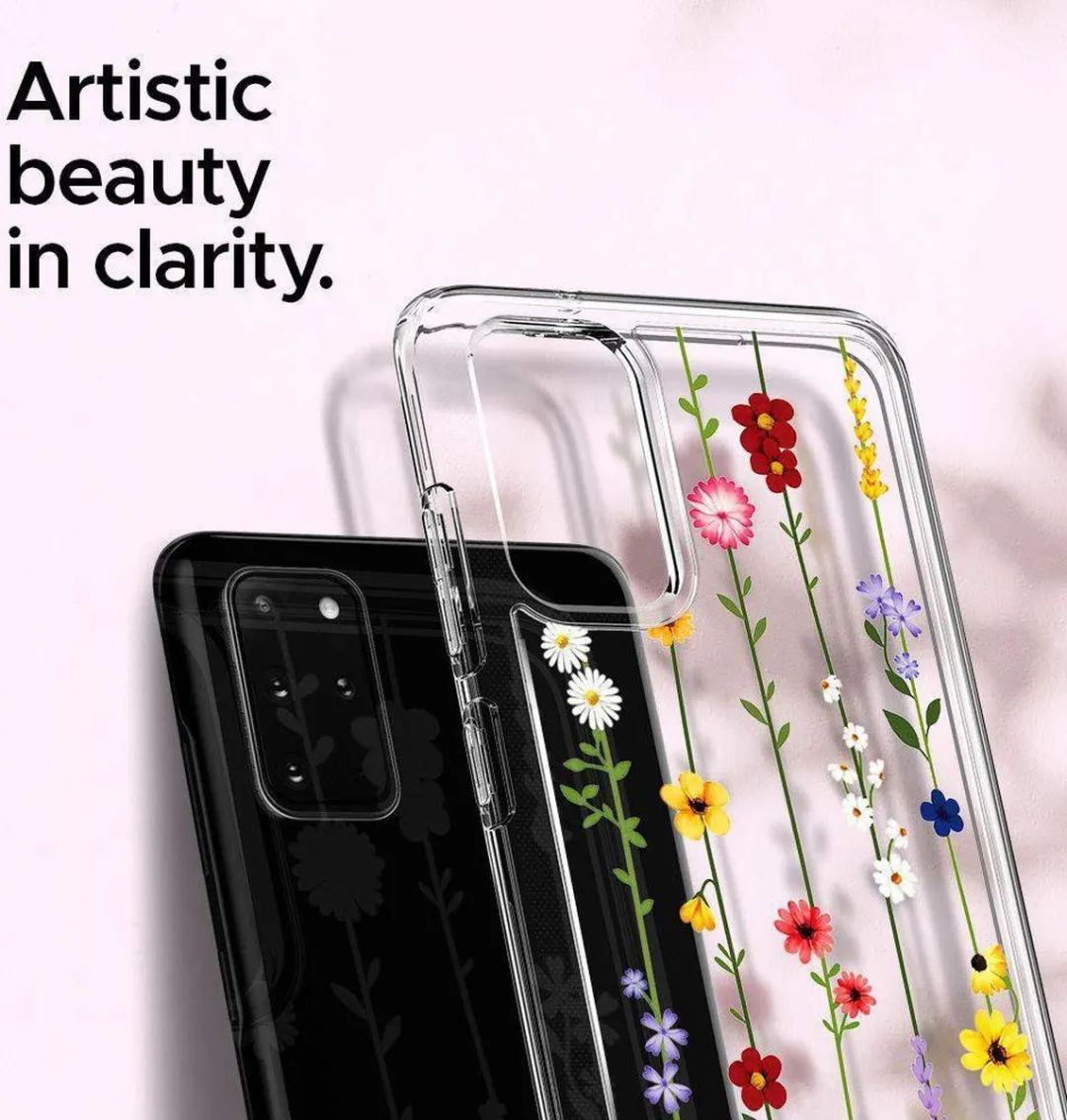 Spigen Ciel Flower Garden Hoesje ACS00763 - Samsung Galaxy S20 Plus - Transparant - afbeelding 4 van 6
