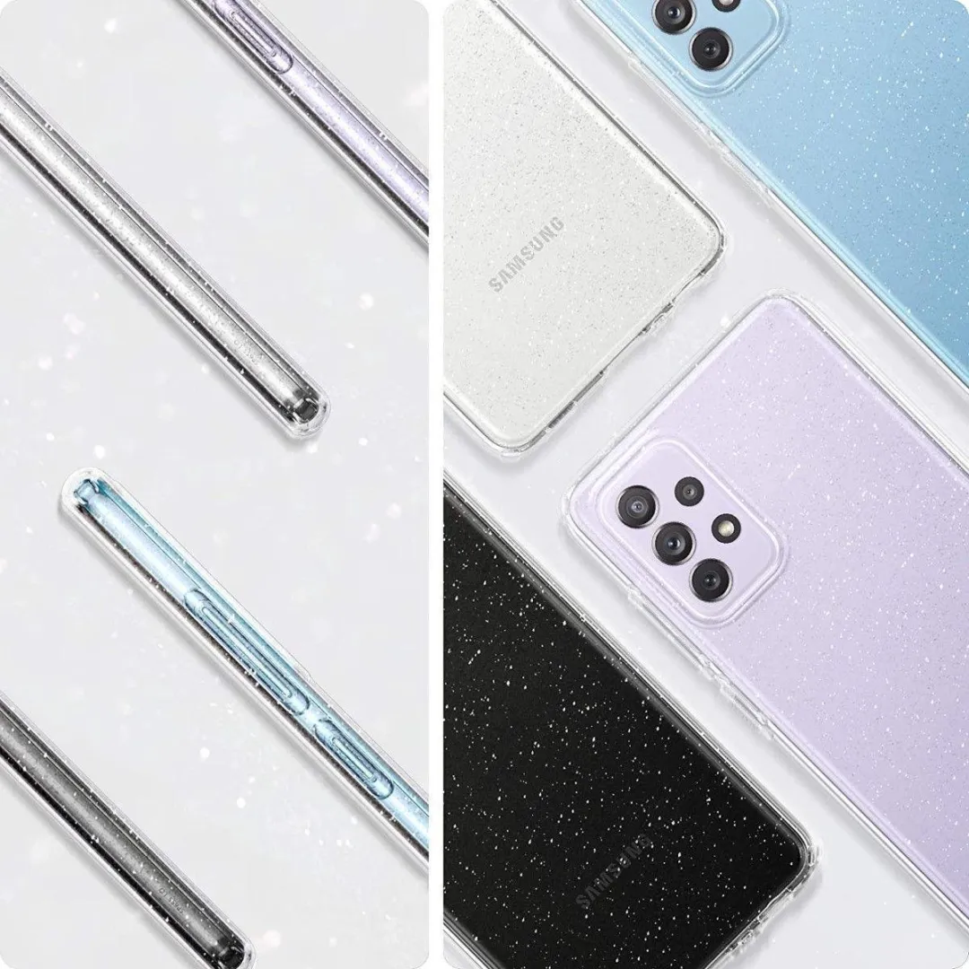 Spigen Liquid Crystal Galaxy A72 Hoesje - Transparant - afbeelding 5 van 6