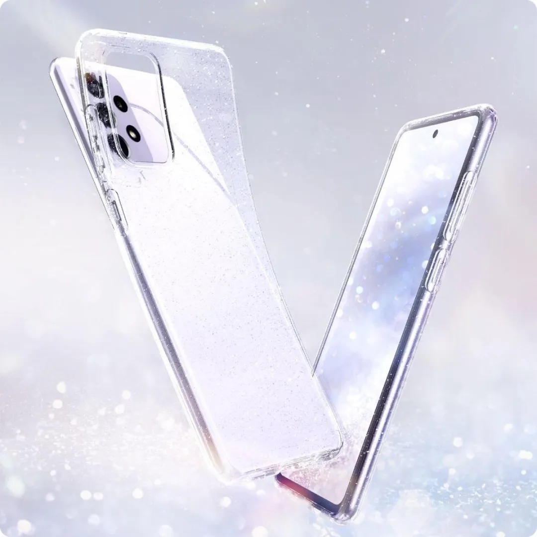 Spigen Liquid Crystal Galaxy A72 Hoesje - Transparant - afbeelding 6 van 6