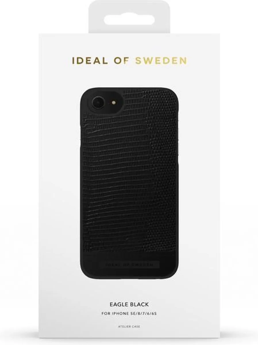 iDeal of Sweden Atelier Case Unity iPhone 8/7/6/6s/SE - Zwart - afbeelding 6 van 6