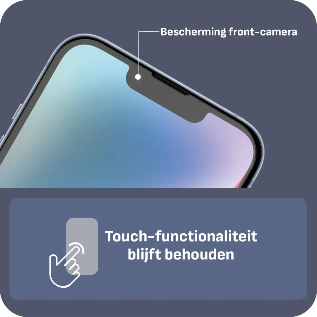Just in Case Cazy iPhone 14 Screenprotector - 2 Stuks