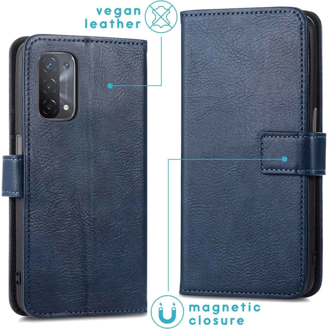 Imoshion Hoesje Oppo A54/A74 5G - 3 Pasjes - Donkerblauw