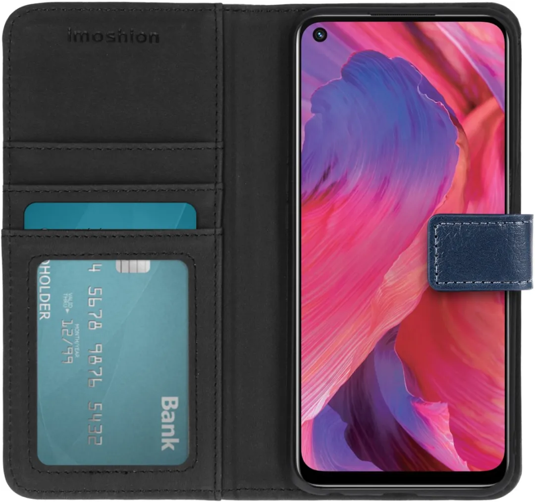 Imoshion Hoesje Oppo A54/A74 5G - 3 Pasjes - Donkerblauw