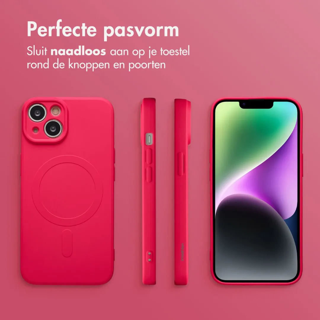 Imoshion Hoesje iPhone 14 - Neon Pink - MagSafe - afbeelding 6 van 6