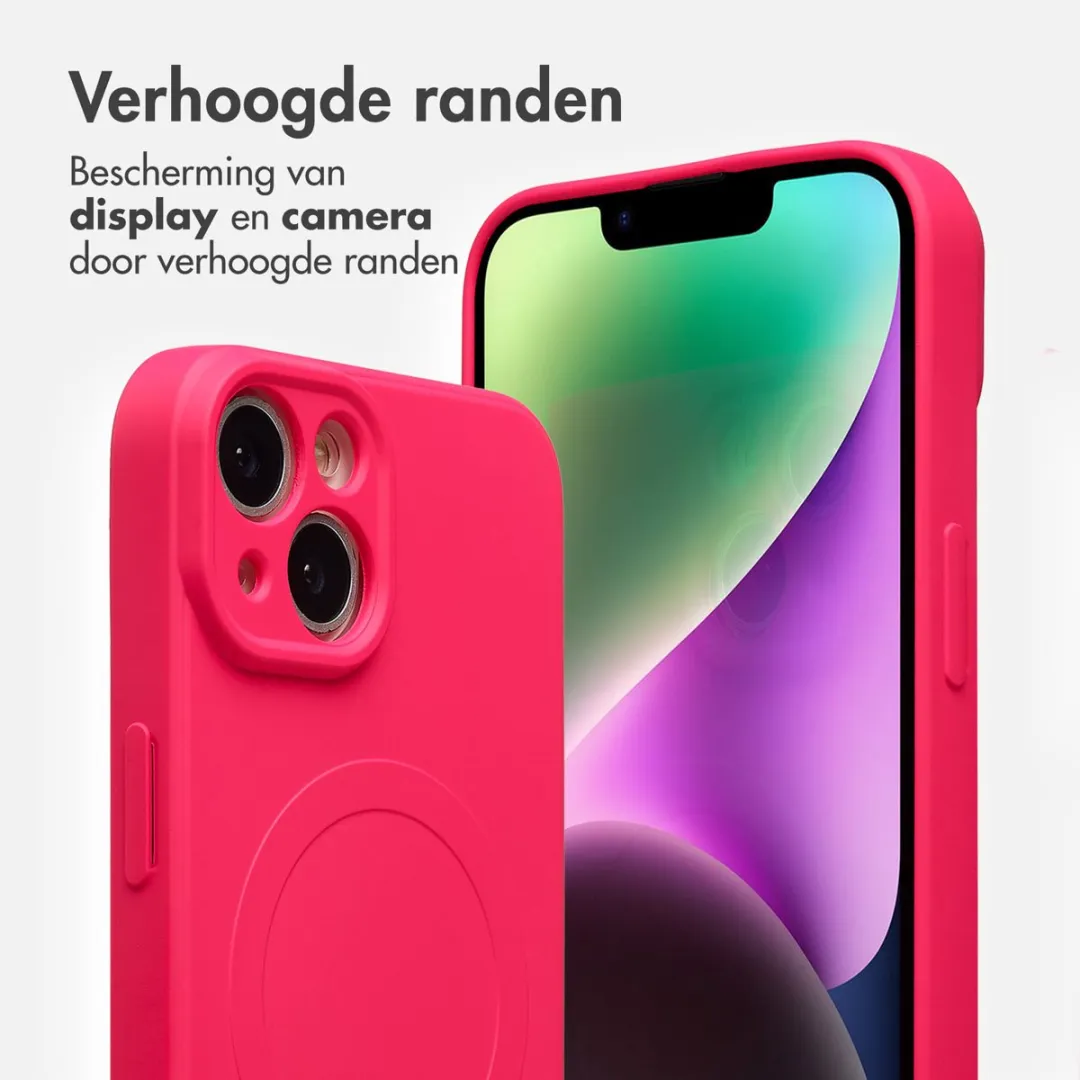 Imoshion Hoesje iPhone 14 - Neon Pink - MagSafe