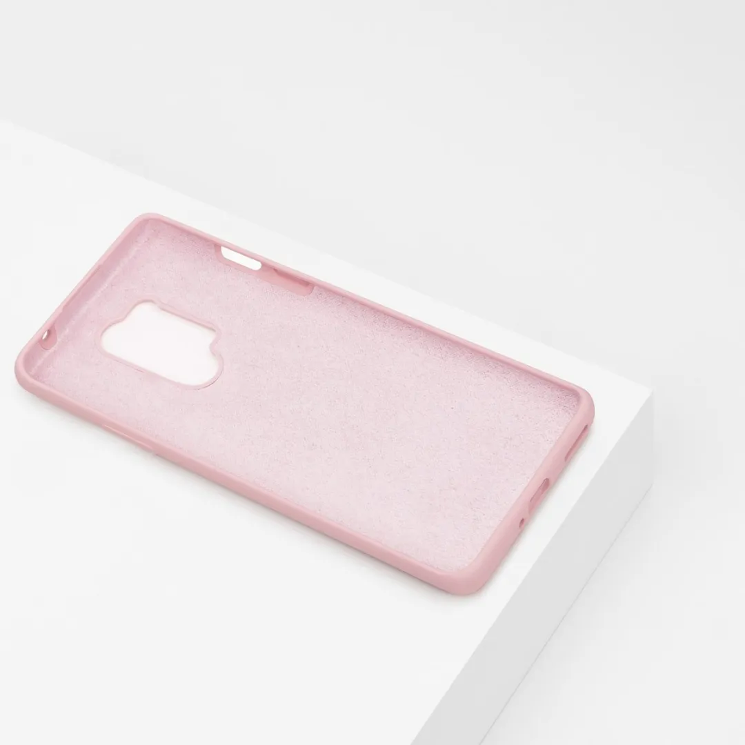 BMAX Siliconen Hoesje OnePlus 8 Pro BMAX25447 - Lichtroze - afbeelding 6 van 6