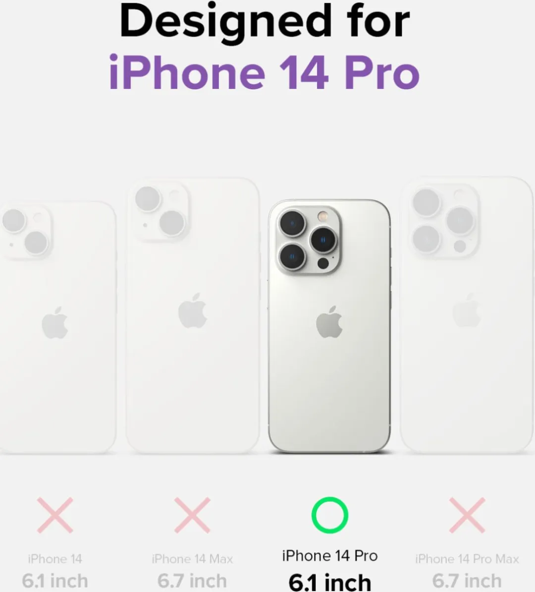 Ringke Air Hoesje iPhone 14 Pro - Transparant