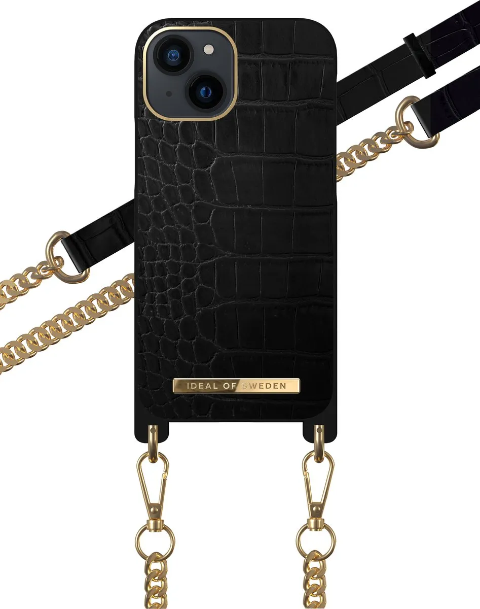 iDeal of Sweden Atelier Necklace Case iPhone 13 Mini - Zwart