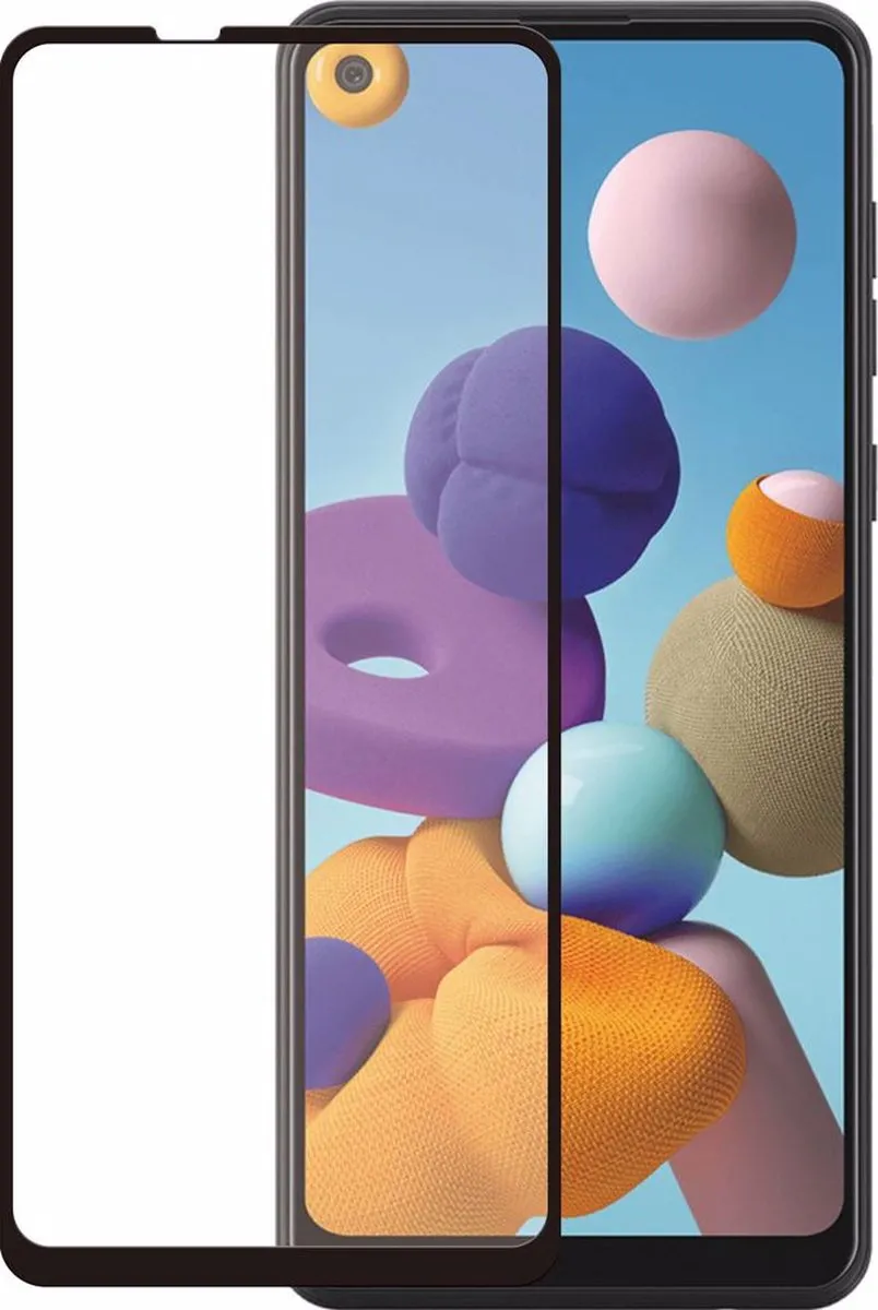 Azuri Curved Tempered Glass RINOX Armor Samsung Galaxy A21s